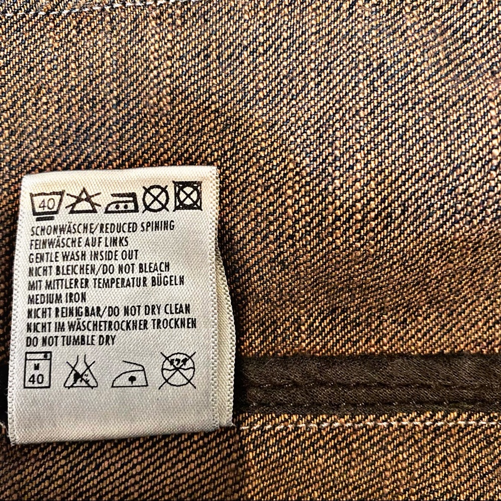 NWOT VINTAGE EXCELLENT ESCADA SPORT JEAN JACKET 40 IT - Picture 7 of 9